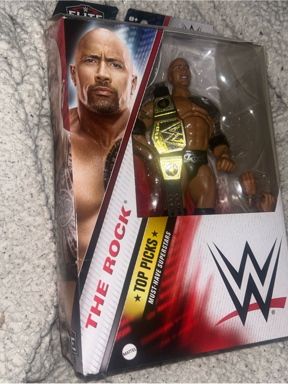 WWE Elite Top Picks 2024 Wave 4 The Rock Action Figure